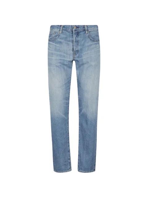faded-effect straight-leg jeans by EDWIN