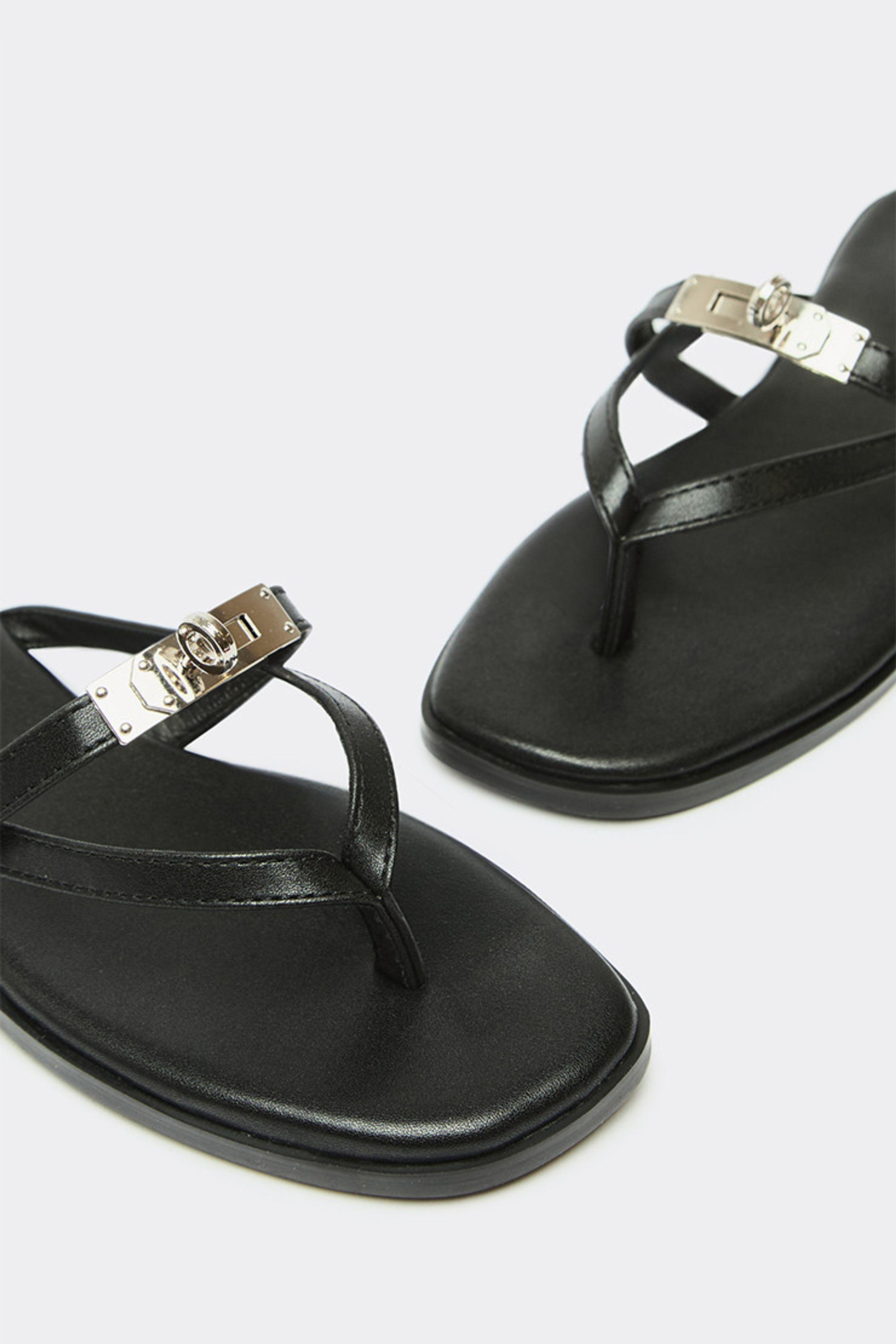 Faux Leather Sandals by EGO
