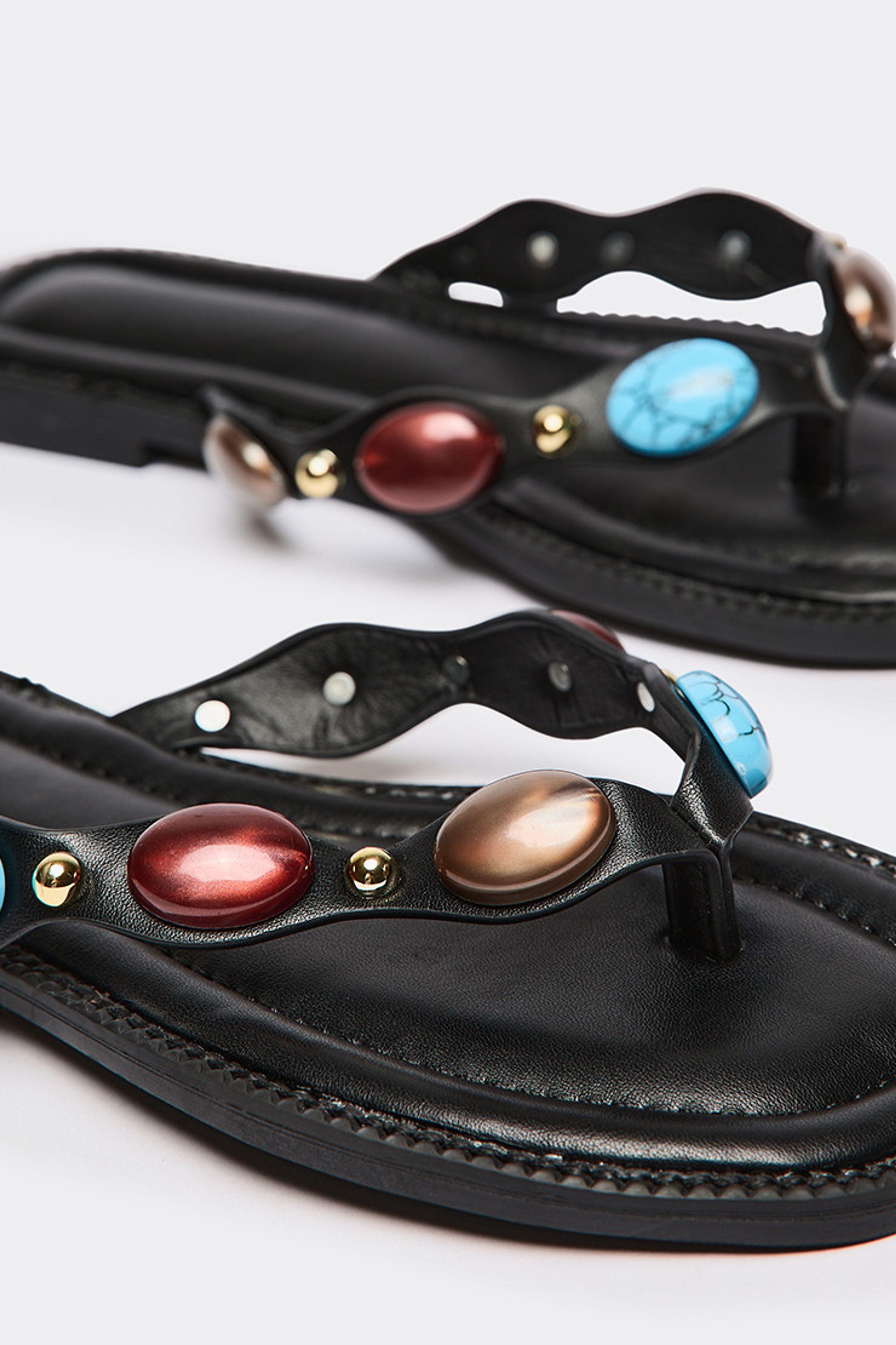 Faux Leather Sandals by EGO