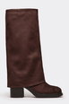 Knee High Faux Suede Chunky Boots by EGO