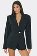 Long Sleeve V-neck Mini Playsuit by EGO