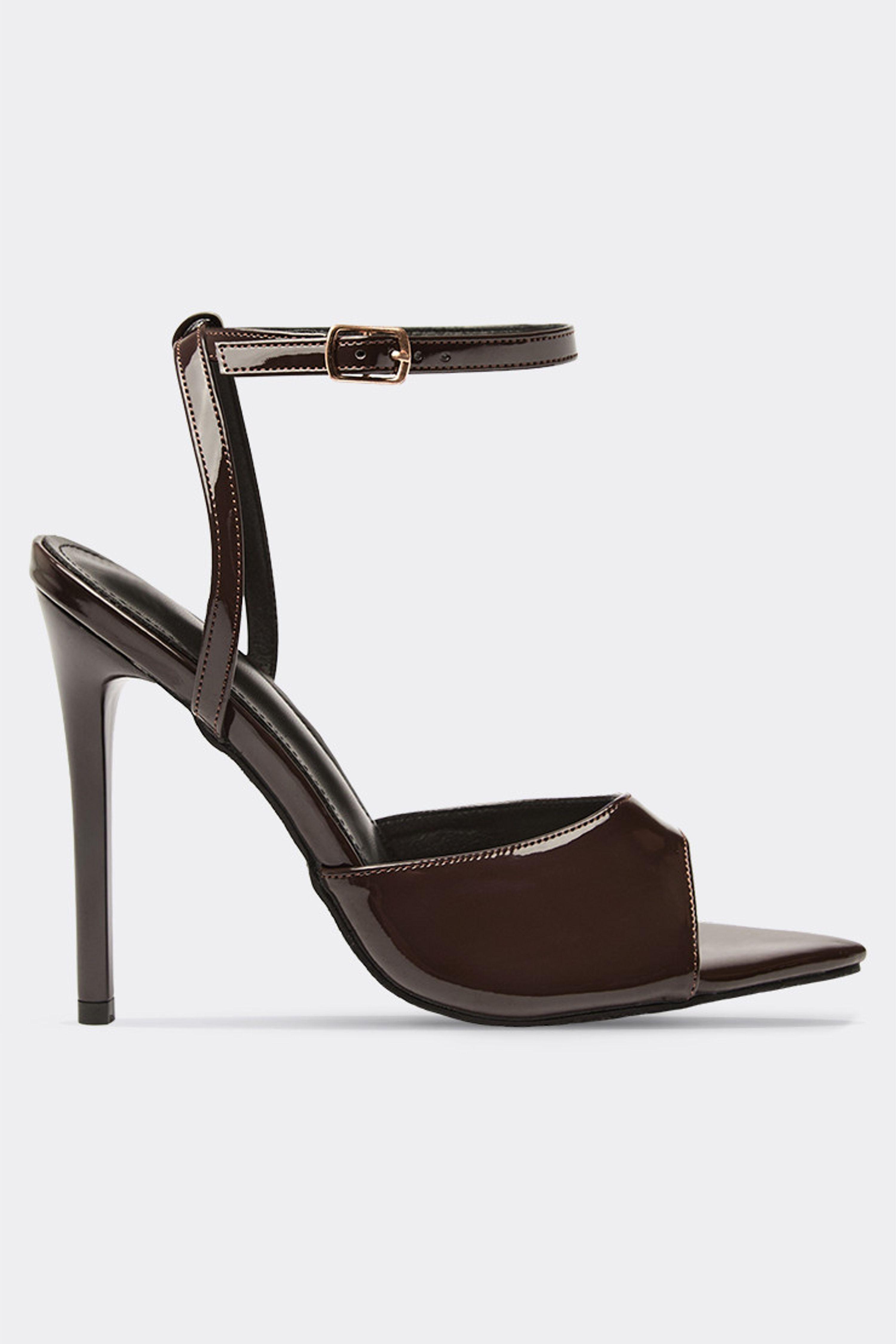 Patent Stiletto Heeled Sandals by EGO