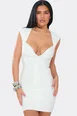 Short Sleeve Bandage Mini Dress by EGO Short Sleeve Bandage Mini Dress by EGO