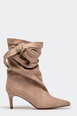Slouched Faux Suede Kitten Boots by EGO Slouched Faux Suede Kitten Boots by EGO