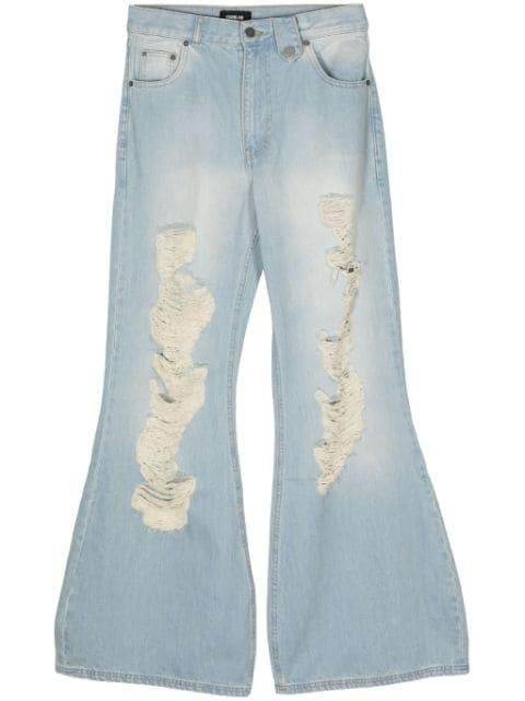 Atomic flared jeans by EGONLAB.