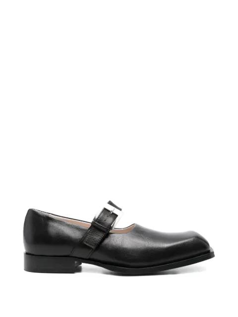 Moran buckle-strap leather loafers by EGONLAB.