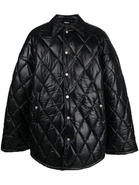 diamond-quilted jacket by EGONLAB.
