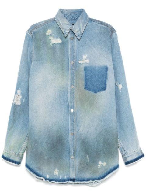 distressed shirt by EGONLAB.