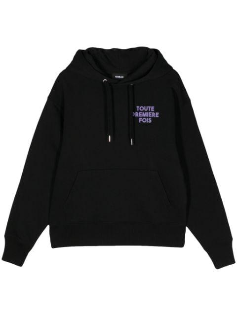 graphic-print cotton hoodie by EGONLAB.