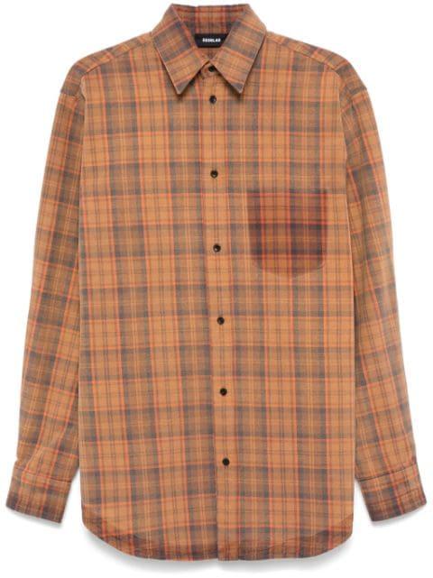 tartan check shirt by EGONLAB.