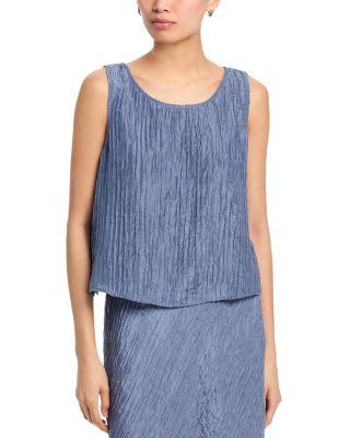 Ballet Neck Short Shell Top by EILEEN FISHER
