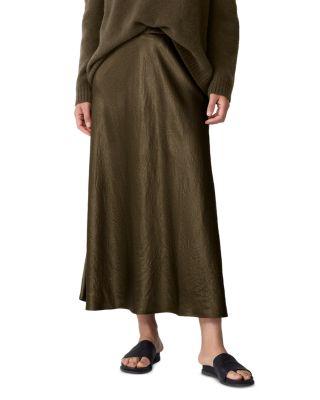 Bias Cut Maxi Skirt by EILEEN FISHER