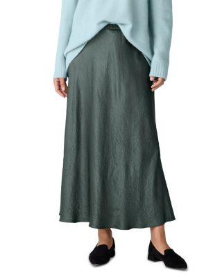 Bias Cut Maxi Skirt by EILEEN FISHER