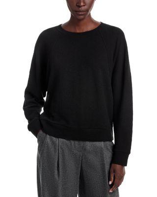 Cotton Jacquard Crewneck Sweater by EILEEN FISHER