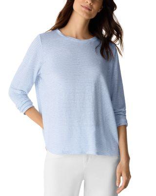 Crewneck Long Sleeve Tee by EILEEN FISHER