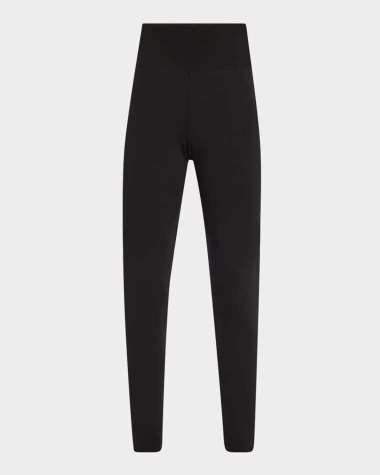 Cropped High-Rise Jersey Leggings by EILEEN FISHER