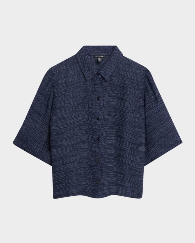 Lightweight Button-Down Shirt by EILEEN FISHER