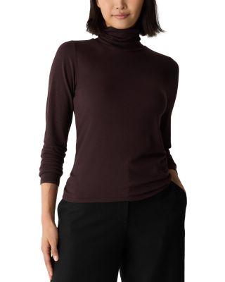 Mélange Turtleneck Top by EILEEN FISHER Mélange Turtleneck Top by EILEEN FISHER