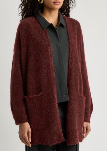Mohair-blend cardigan by EILEEN FISHER