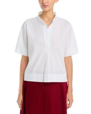 Open Collar Top by EILEEN FISHER
