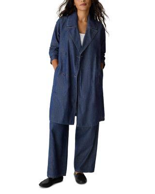 Denim Trench Coat by EILEEN FISHER PETITES