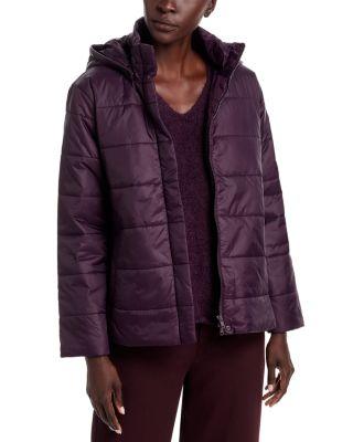 Padded Jacket With Removable Hood by EILEEN FISHER