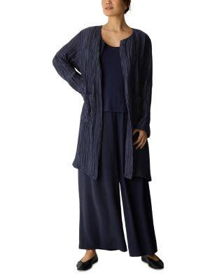 Round Neck Jacket by EILEEN FISHER
