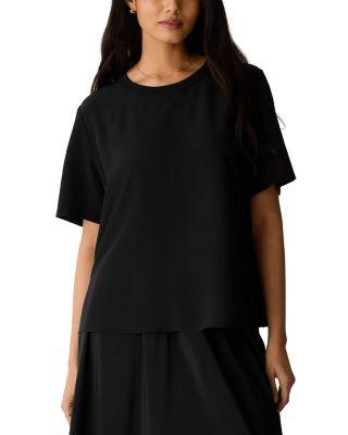 Round Neck Top by EILEEN FISHER