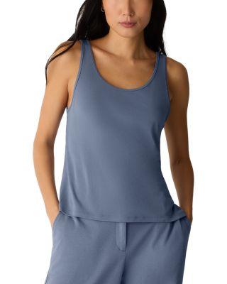 Scoop Neck Sleeveless Silk Top by EILEEN FISHER