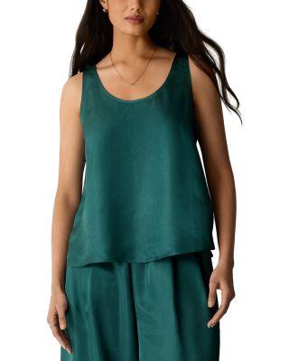 Scoop Neck Tank by EILEEN FISHER
