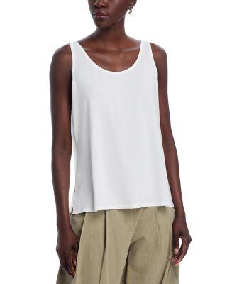 Scoop Neck Tank Top by EILEEN FISHER