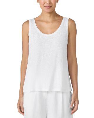 Scoop Neck Tank Top by EILEEN FISHER