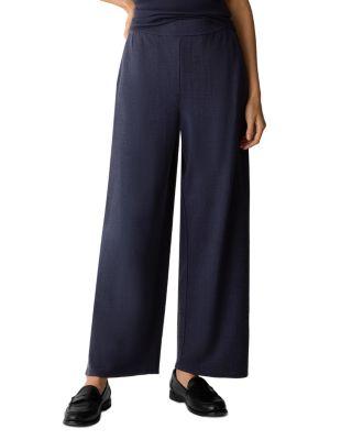 Stretch Jersey Straight Leg Ankle Pants by EILEEN FISHER
