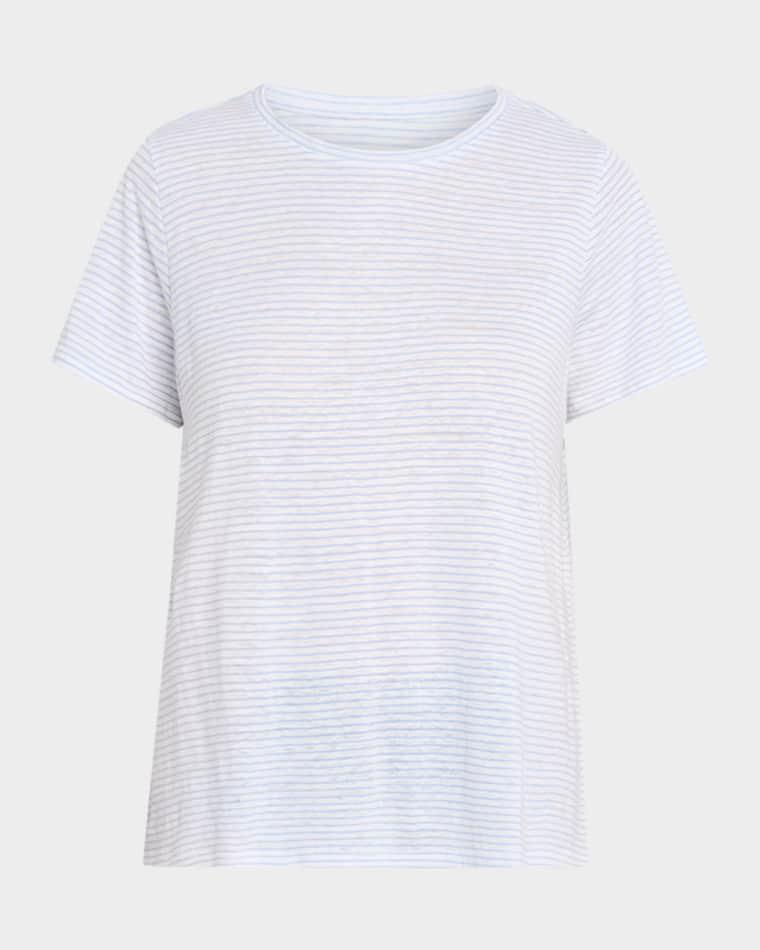 Striped Crewneck Tee by EILEEN FISHER