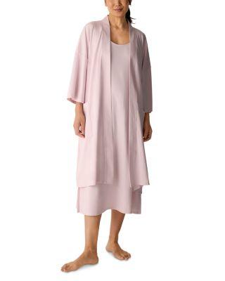 Three Quarter Sleeve Boxy Robe by EILEEN FISHER