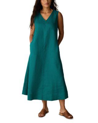 V-Neck Dress by EILEEN FISHER