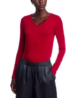V Neck Long Sleeve Top by EILEEN FISHER