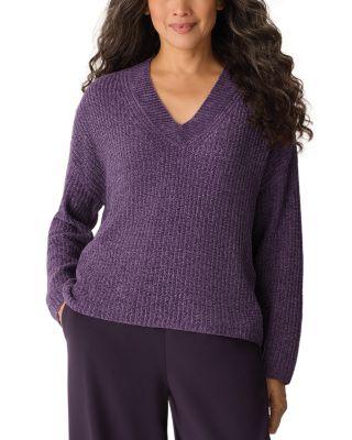 V Neck Sweater by EILEEN FISHER