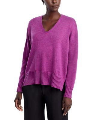 V Neck Sweater by EILEEN FISHER