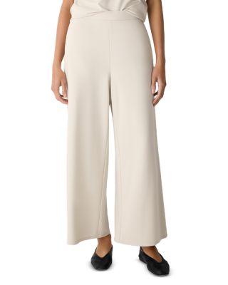 Wide Leg Ankle Pants by EILEEN FISHER
