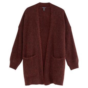 Women's Wool Longline Cardigan by EILEEN FISHER