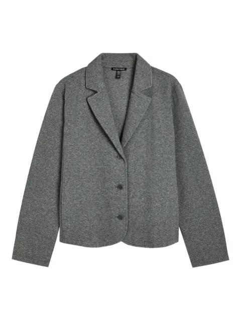 buttoned collared blazer by EILEEN FISHER