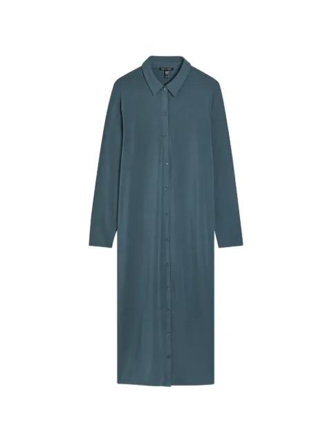 buttoned midi dress by EILEEN FISHER