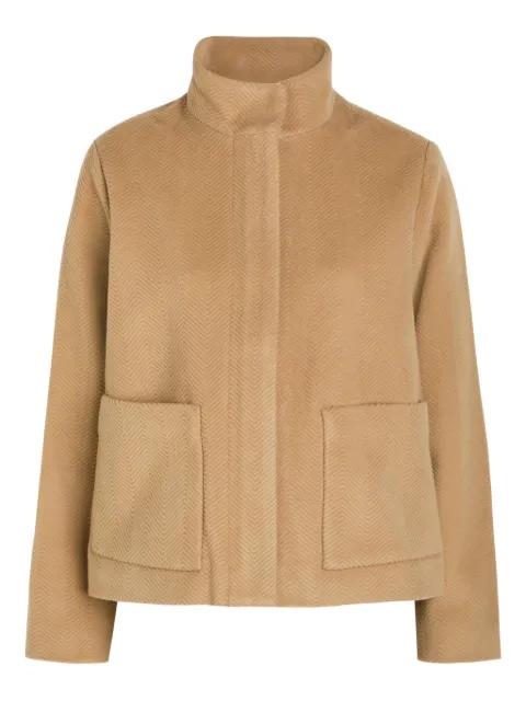 herringbone pocket jacket by EILEEN FISHER
