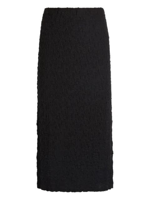 textured straight skirt by EILEEN FISHER