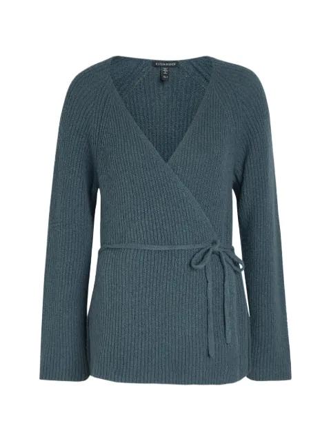tie-waist cardigan by EILEEN FISHER