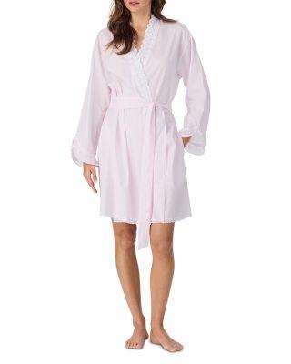 Lawn Short Wrap Robe - Exclusive by EILEEN WEST