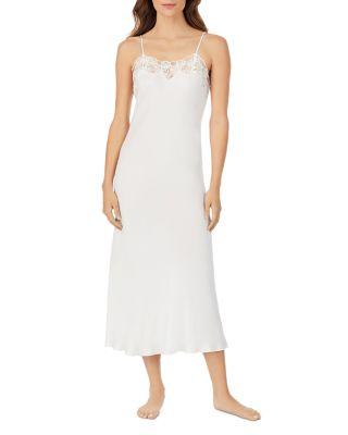 Sleeveless Satin Nightgown by EILEEN WEST