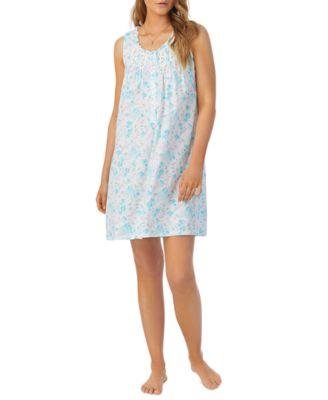 Women's Floral Ruffled Lace-Trim Chemise by EILEEN WEST