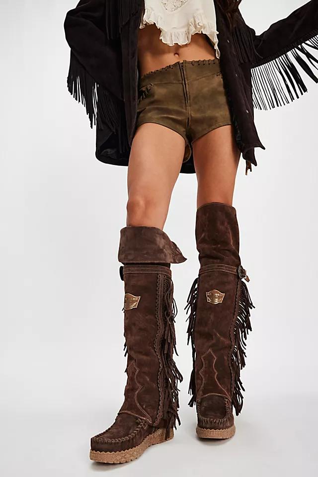 Drifter Tall Mocc Boots by EL VAQUERO | FREE PEOPLE